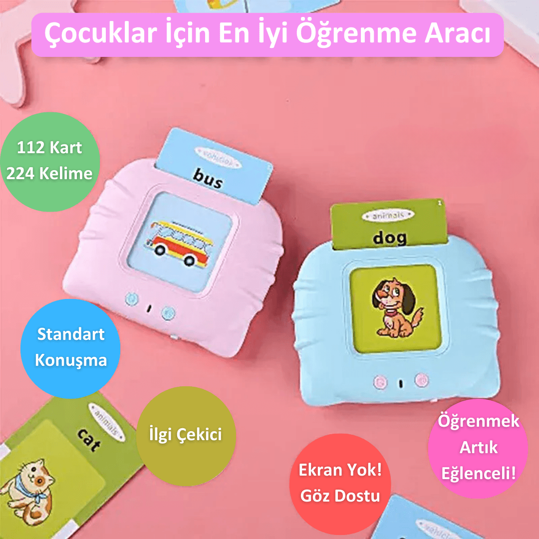 Kidora Talky™ - Dijital İngilizce Kartları